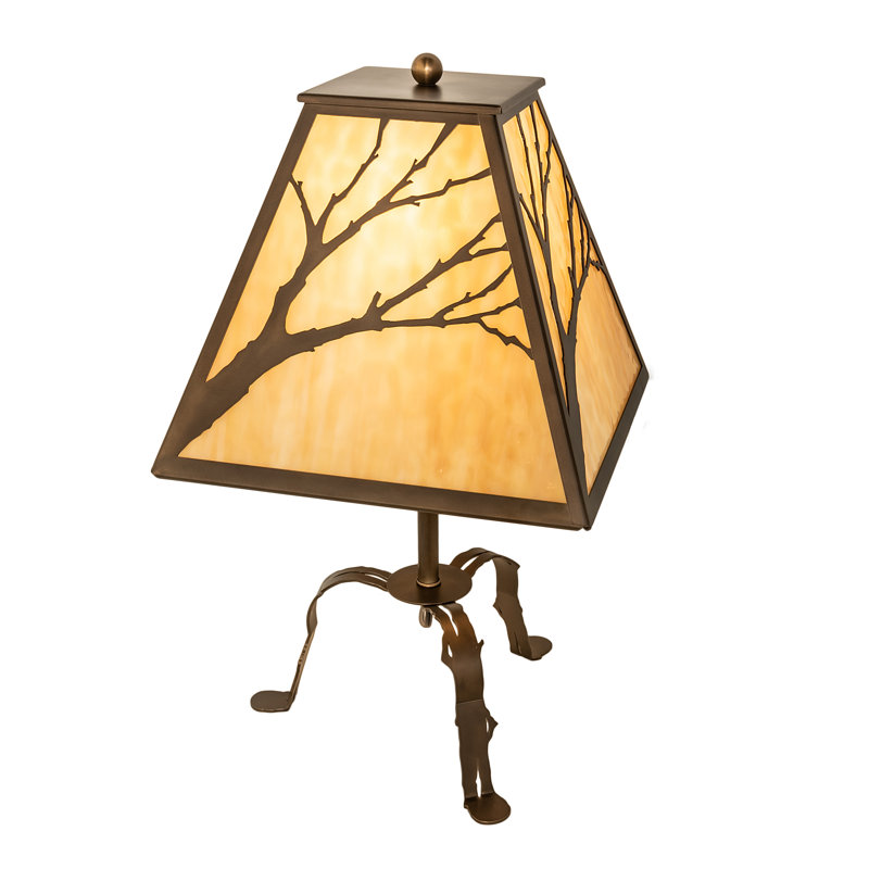 Rustic Lodge Tripod Table Lamp