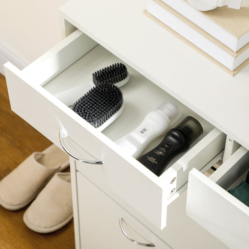 12 Pair Flip Down Shoe Storage