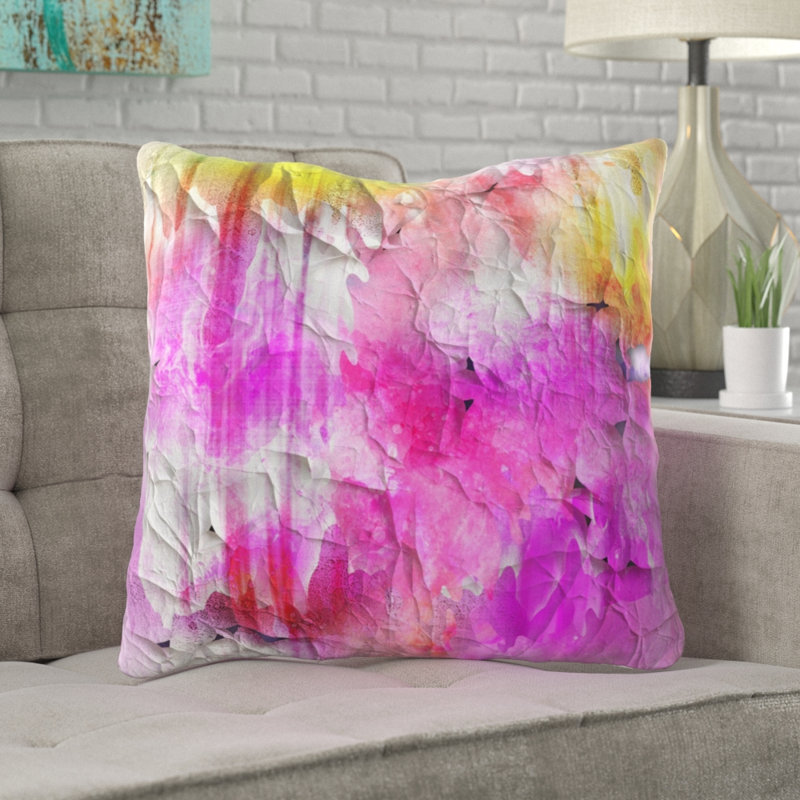 Coussin décoratif Bonview, Microsuède, Intérieur