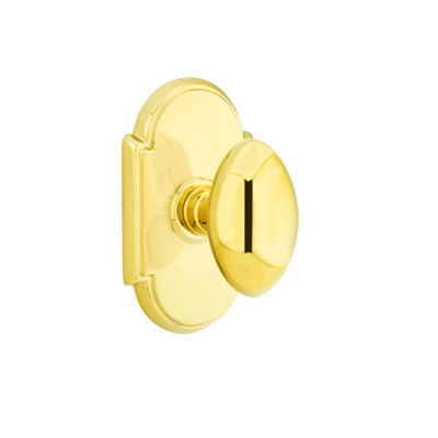Privacy (Bed & Bath) Egg Knob with # 8 Rose