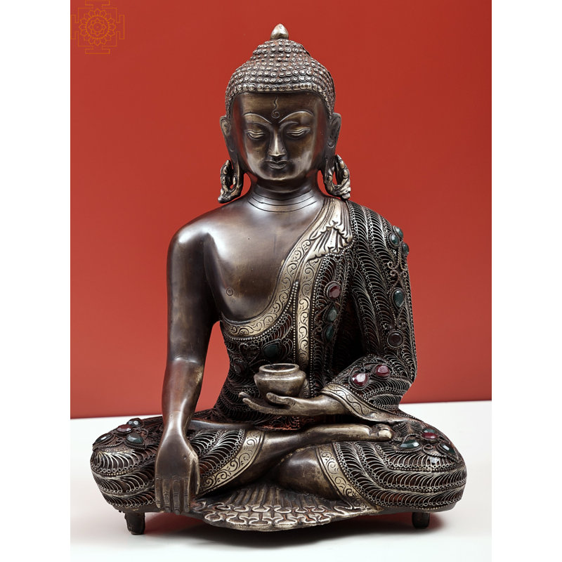 Figurine Bouddha Bhumisparsha
