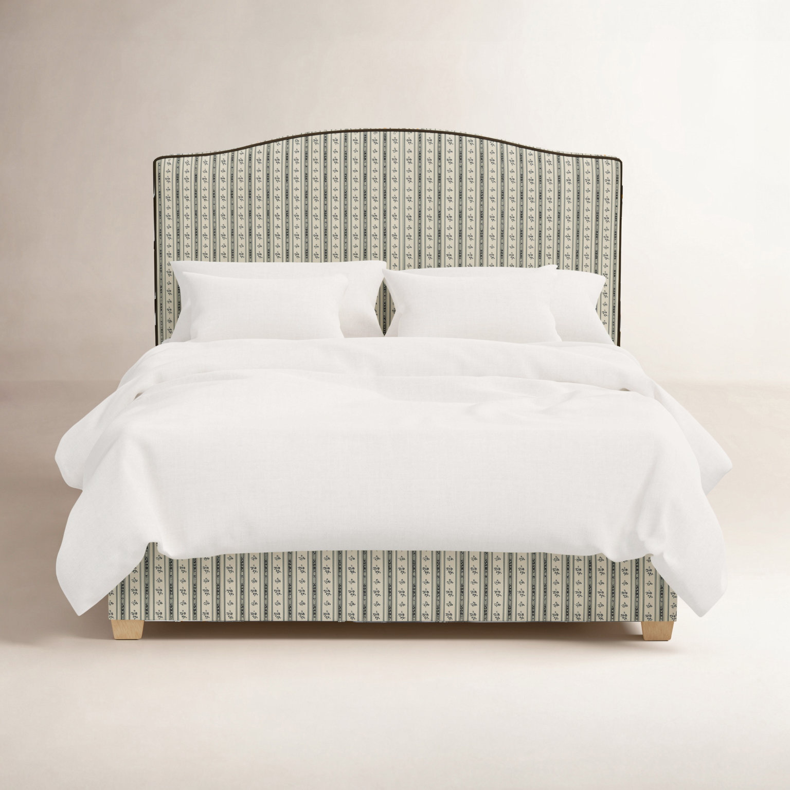 Stoffer Home x Cloth & Co. Elsie Bed, Olive , Queen