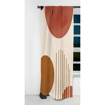 Branker - rideau minimaliste - rideau occultant en velours - 1 panneau