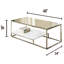 Sonata Glass Top Coffee Table