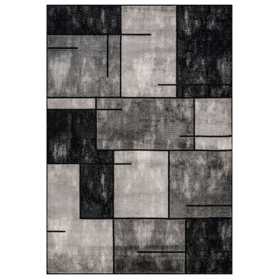 Tapis moderne moderne au design épuré et contemporain
