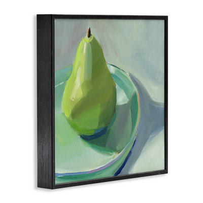 Pear On Dish Still Life Giclee Art by Jenny Westenhofer