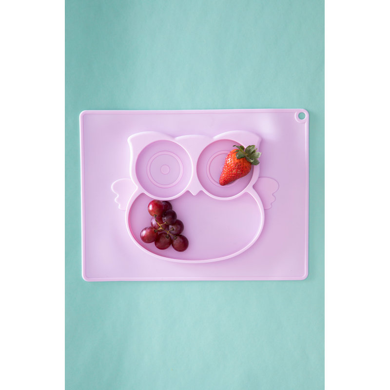 Zachariah Owl Silicone Placemat Plate