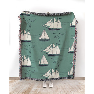 Yacht and the Sea Throw