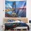 Tapisserie de pont en polyester cityscape george washington avec accessoires suspendus inclus-28490603