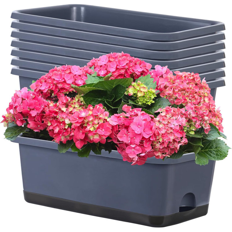 8-pack 17" Window Box Planters