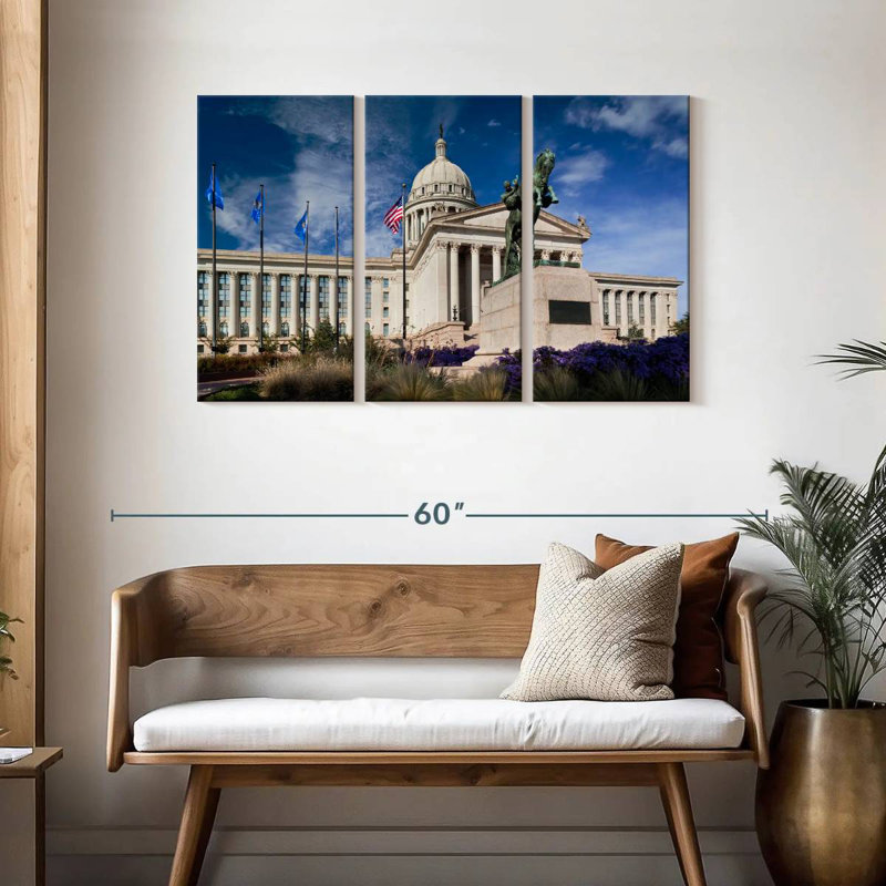 Rorry Oklahoma State Capitol, 28" H x 45" W