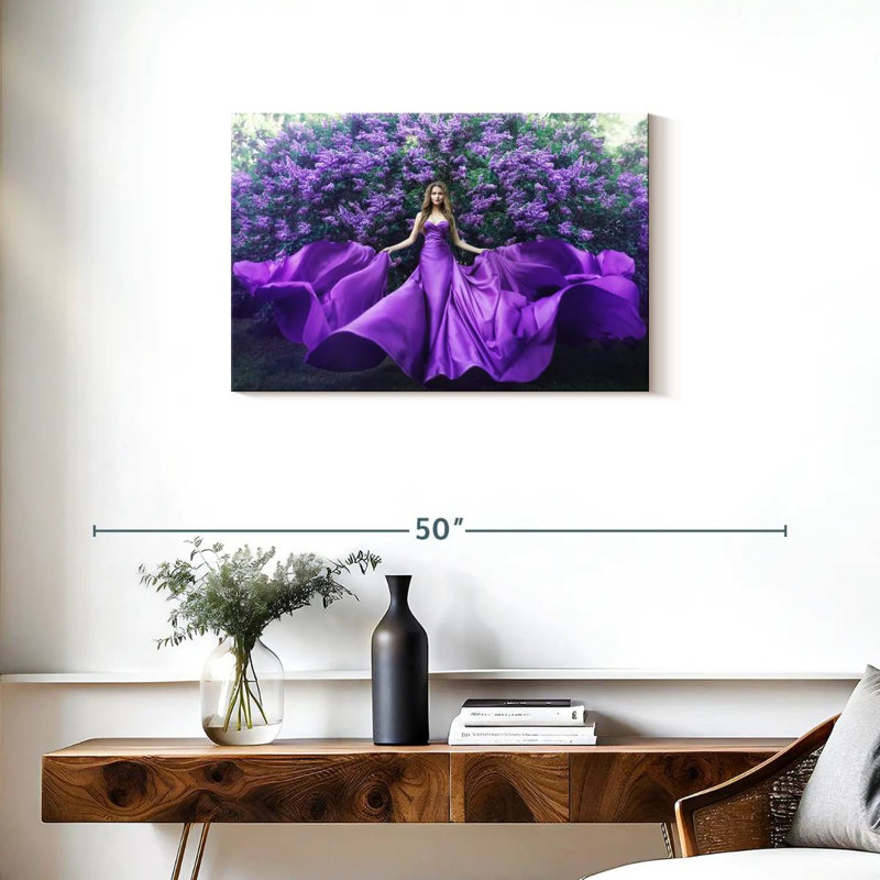 Sholleworth jolie comme des lilas, H 20 po x l 30 po
