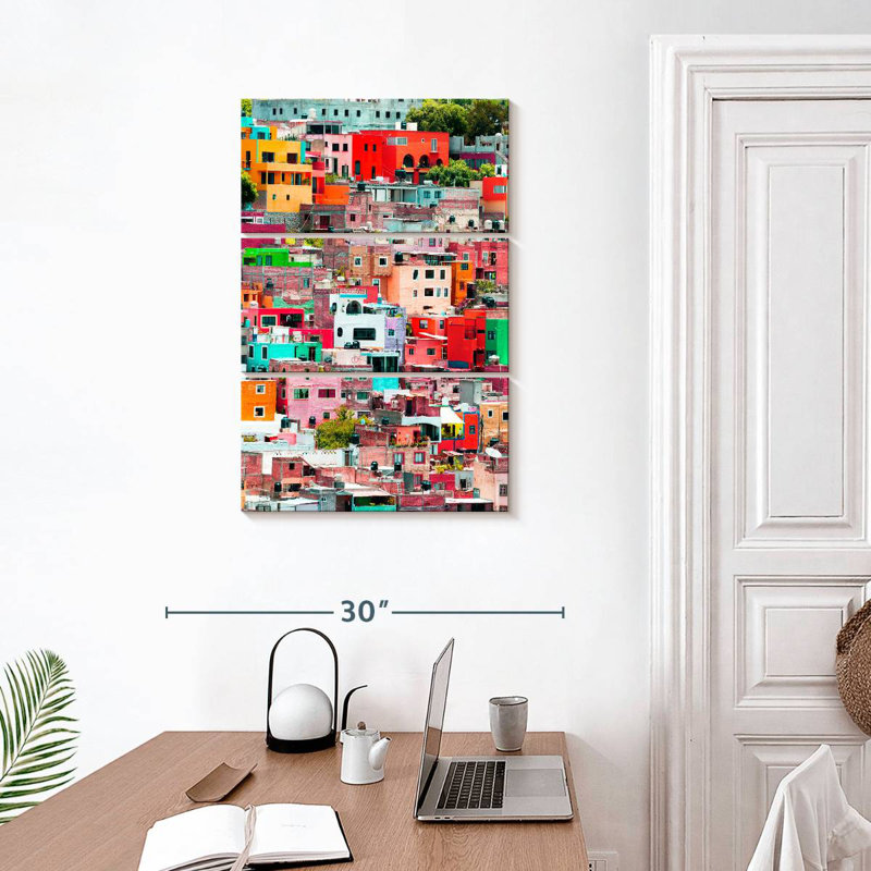 Masam Viva, Mexique - paysage urbain Guanajuato I, H 32 po x l 20 po