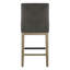 Tabouret de comptoir rembourré en cuir Bethea-115747921-115747924