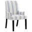 Chaise avec accoudoirs rembourrée Hanlon beige