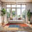 Koressa Chenille Washable Geometric Indoor Rug-1140535883