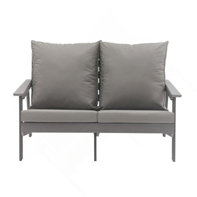 Patio Sofa Outdoor Loveseat Sofa 2-Seater