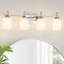 Luminaires de meuble-lavabo en verre Mid-Century E26-1445137098-1445137096