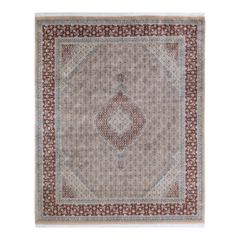 Classic One-of-a-Kind 8' X 9'9" Hand Knotted Area Rug