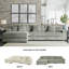 Canapé modulaire 3 pièces Lindyn-2082453459-2082453458