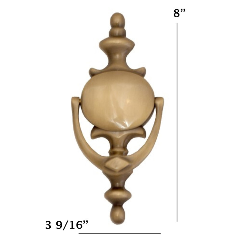 Brass Door Knocker, Antique Brass
