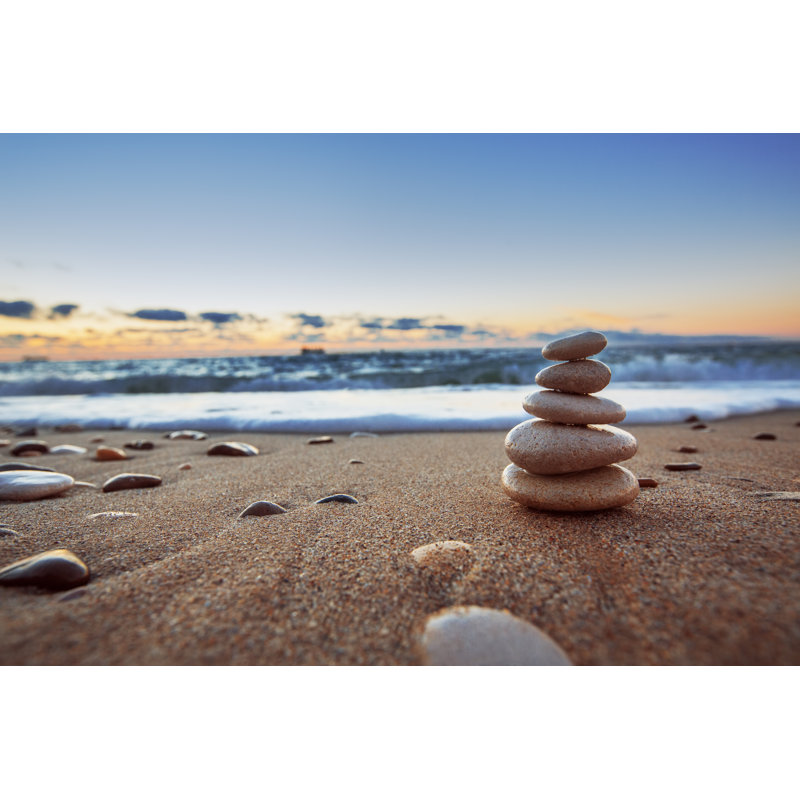 Stones Balance par Valio84Sl - Photographie sur toile tendue, L 12 po x H 8 po