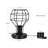 Rayniyah 8.66" Black Desk Lamp Set with USB and Outlet