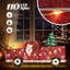 Lighted Santa Driving Car 2d Christmas Decoration
