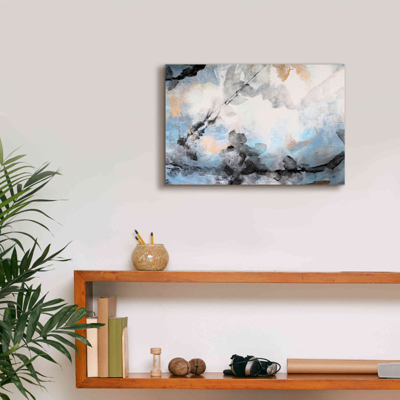 «Abstract River 2» par Christov Art, H 12 po x l 18 po x P 0,75 po