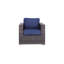 Demarest Fully Assembled 5 - Person Seating Group with Cushions |Convenient wicker patio sofa-1155742150