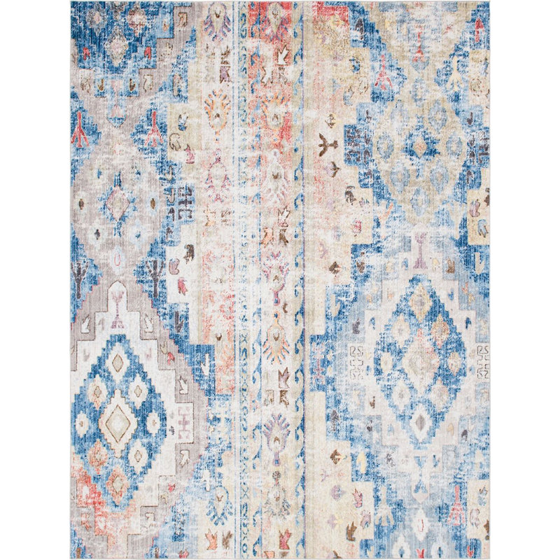 Tapis brume de mer style sud-ouest Mulvaney, Rectangle 2 pi 2 po x 3 pi