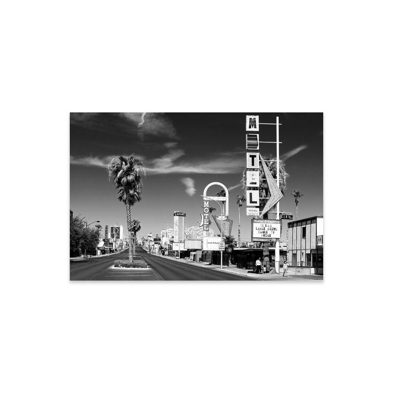 Black Nevada Series - Vintage Las Vegas sur plastique / acrylique par Philippe Hugonnard