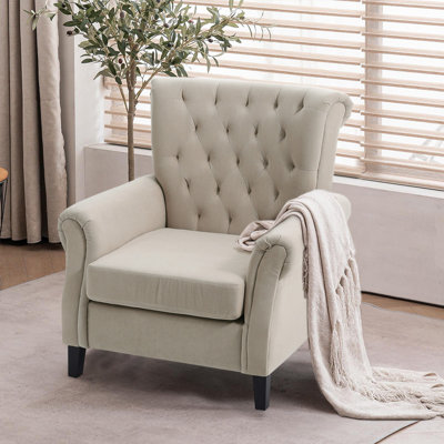 Brasel Velvet Armchair