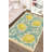 Coastal Citrus Scroll Kitchen Mat