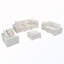4 Piece Chenille Standard Living Room Set-1939756249
