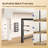 Wingback Upholstered Headboard With Storage Shelf, USB And Ambient Light-434768760
