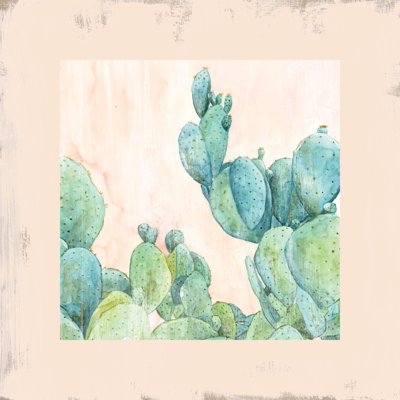 Cacti Cluster 1 Piece Wrapped Canvas Painting