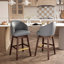 Tabourets de bar pivotants 32 po, similicuir, brun-1424353708-1421454466