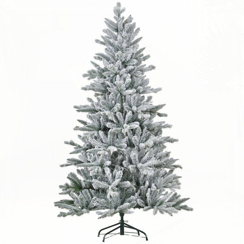 Arbre de Noël artificiel enneigé 6 pi, H 5,9 pi
