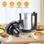 Machine à soupe 1,6 L, machine à soupe lisse multifonctionnelle 4-en-1 avec panneau de contrôle LCD-122656212