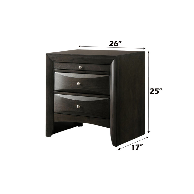 Table de chevet Ireland, Gris