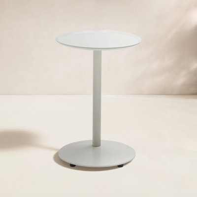 Terra 14'' Powder Coated Aluminum Outdoor Side Table