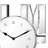 Jeni Modern Glass Decorative Table Clock