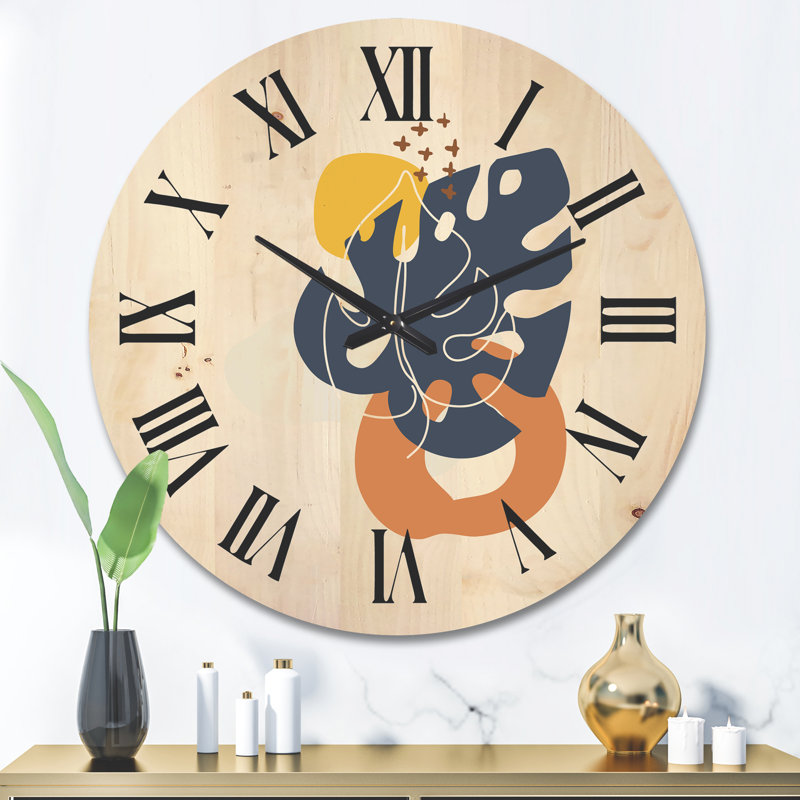 Solid Wood Wall Clock, Extra Large