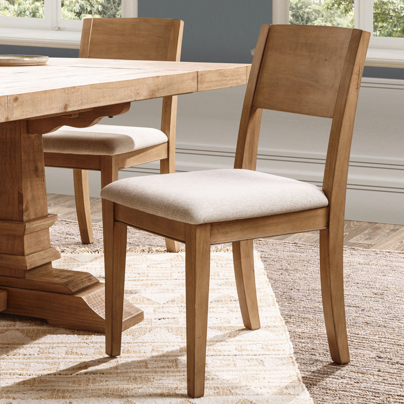 Chaise d'appoint en bois massif de Vienne