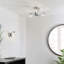 Danica Glass Semi Flush Mount-13789138