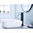 Matte Black Single Handle Waterfall Spout Bathroom Faucet With Pop - Up Drain, Stainless Steel, Stable Water Flow, Quick Installation For Sinks Without Overflow-125170489