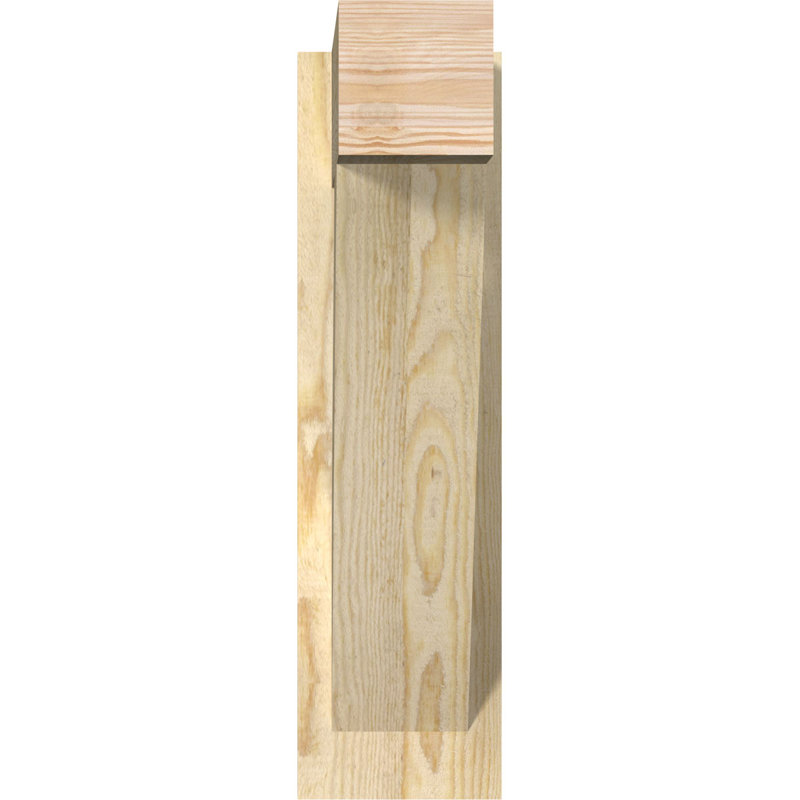 Pavé traditionnel traditionnel, P 18 po x H 22 po, Sapin Douglas de 6 po (sciage brut)