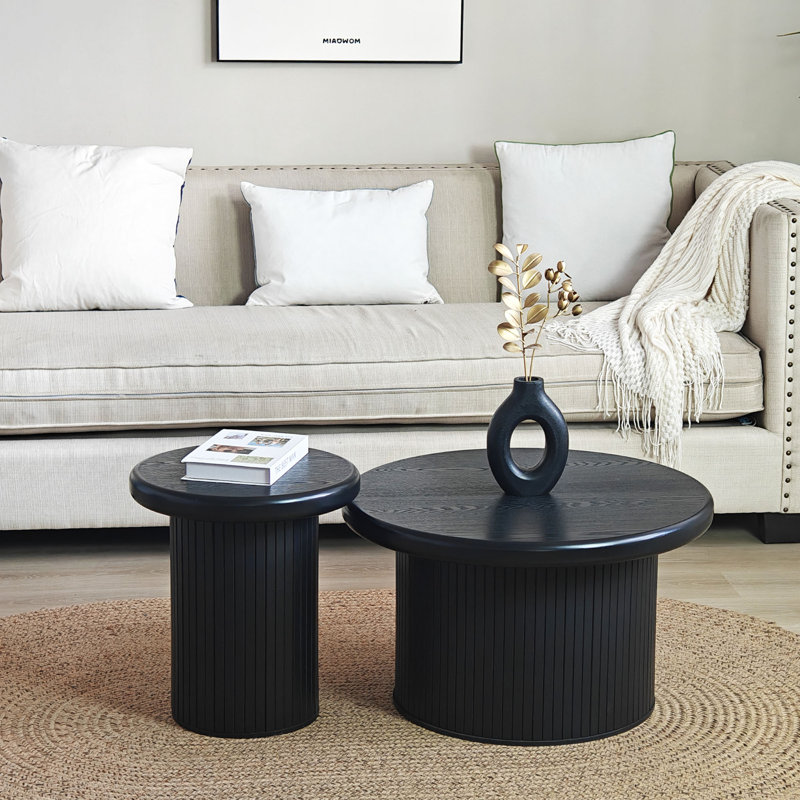 Modern Round Coffee Table Set