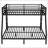 Metal Queen over King Bunk Bed